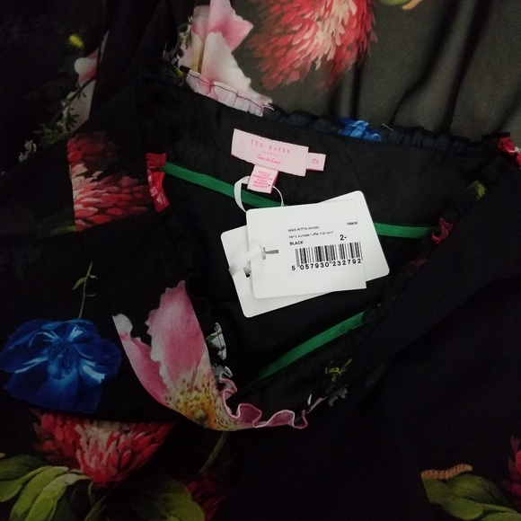 🍒NWT🍒 TED BAKER BERRY SUNDAE MIDI SKIRT - Picture 7 of 8